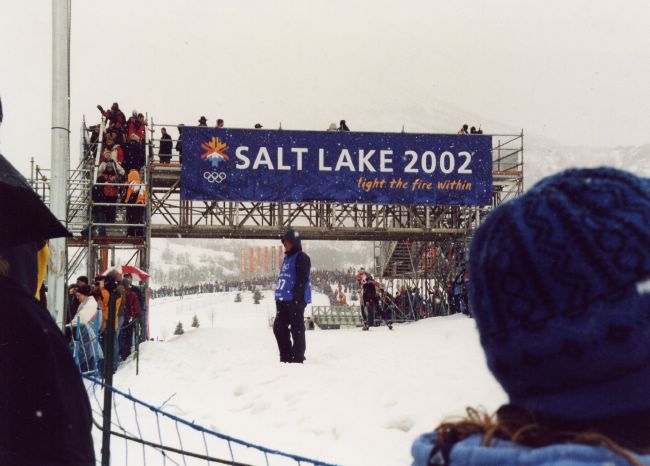 a very small portion of the biathlon course